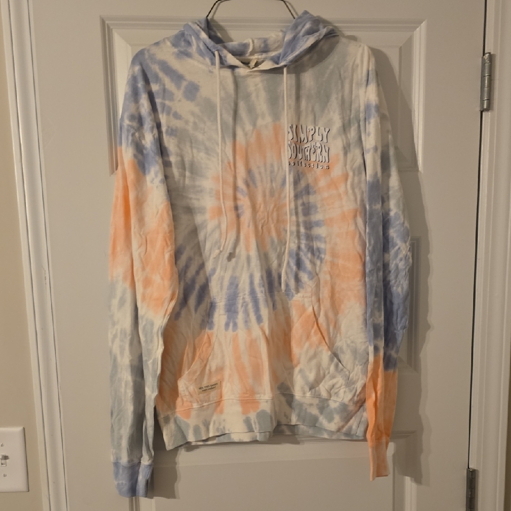 Simply Southern Pastel Tie-Dye Hoodie